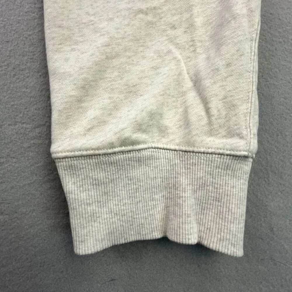 Fabletics The Go-To Sweatpant Joggers Mens XL Cream Gray Heather Zipper Pockets